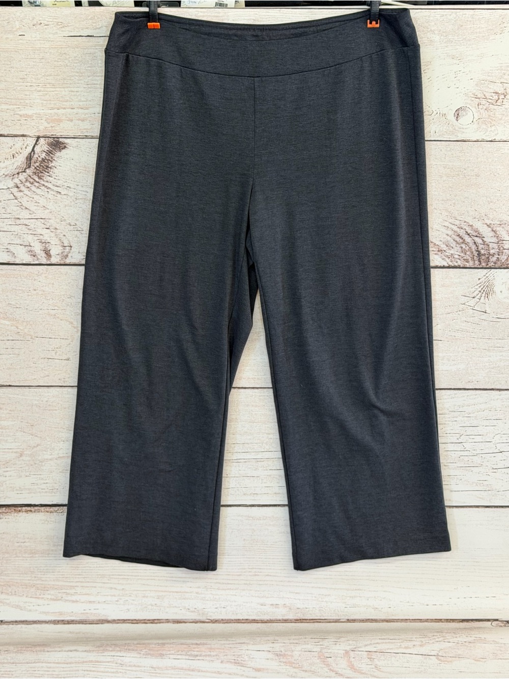 Fashion Bug Charcoal Straight Leg Pull-On Pants